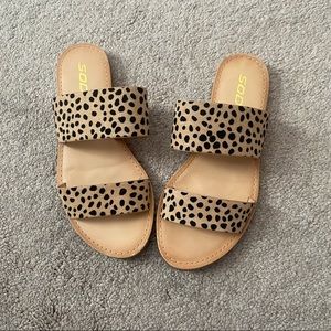 Leopard Print Sandals